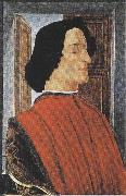 Sandro Botticelli Portrait of Giuliano de'Medici (mk36) painting